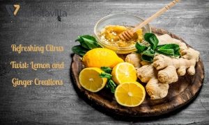 Refreshing Citrus Twist: Lemon and Ginger Creations